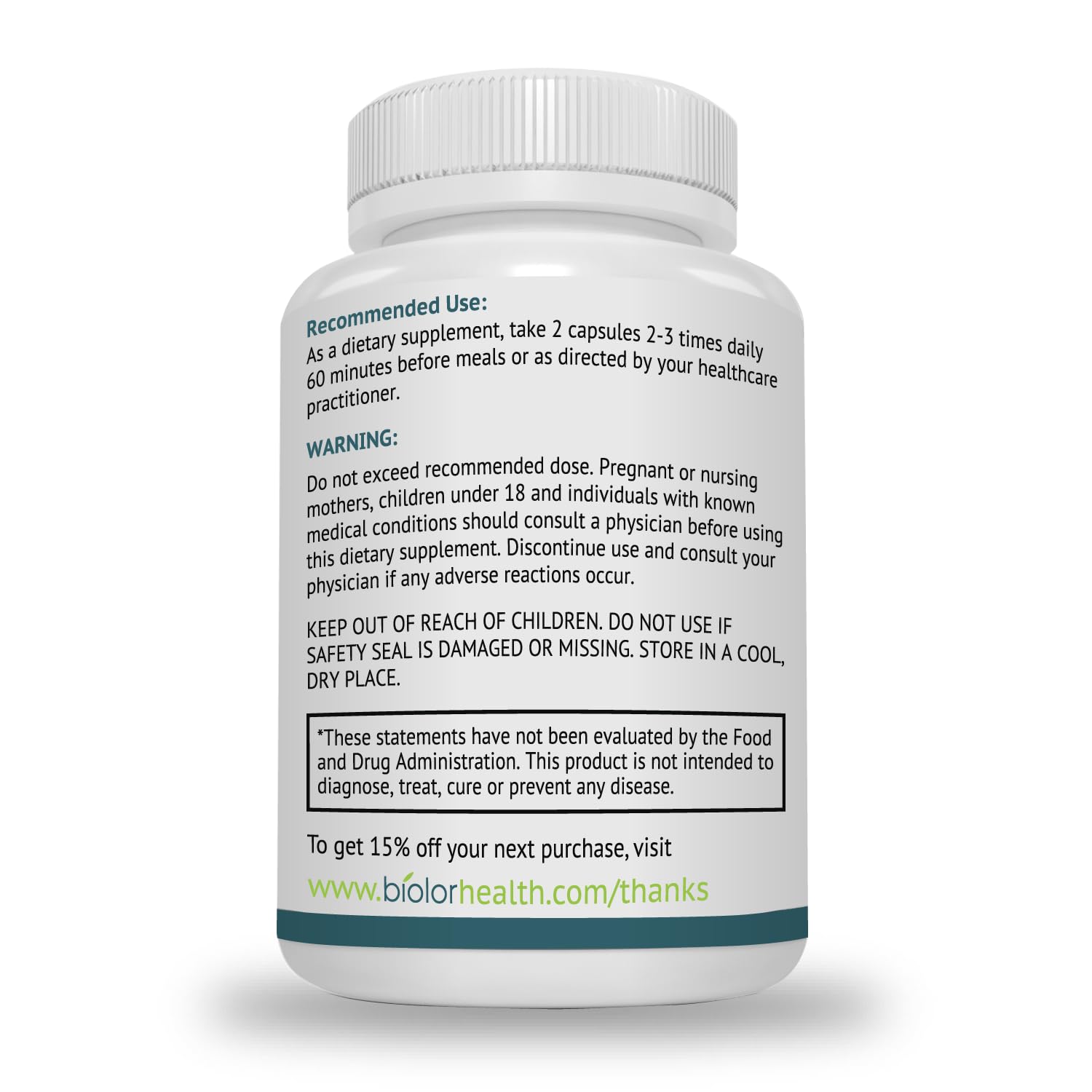 Biolor HungerUp ingredients fenugreek and Pelargonium Sidoides for natural appetite support