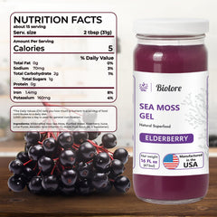 Sea moss gel blended into a smoothie for quick nourishment