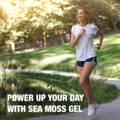 Elderberry sea moss gel incorporated into dessert for natural flavor