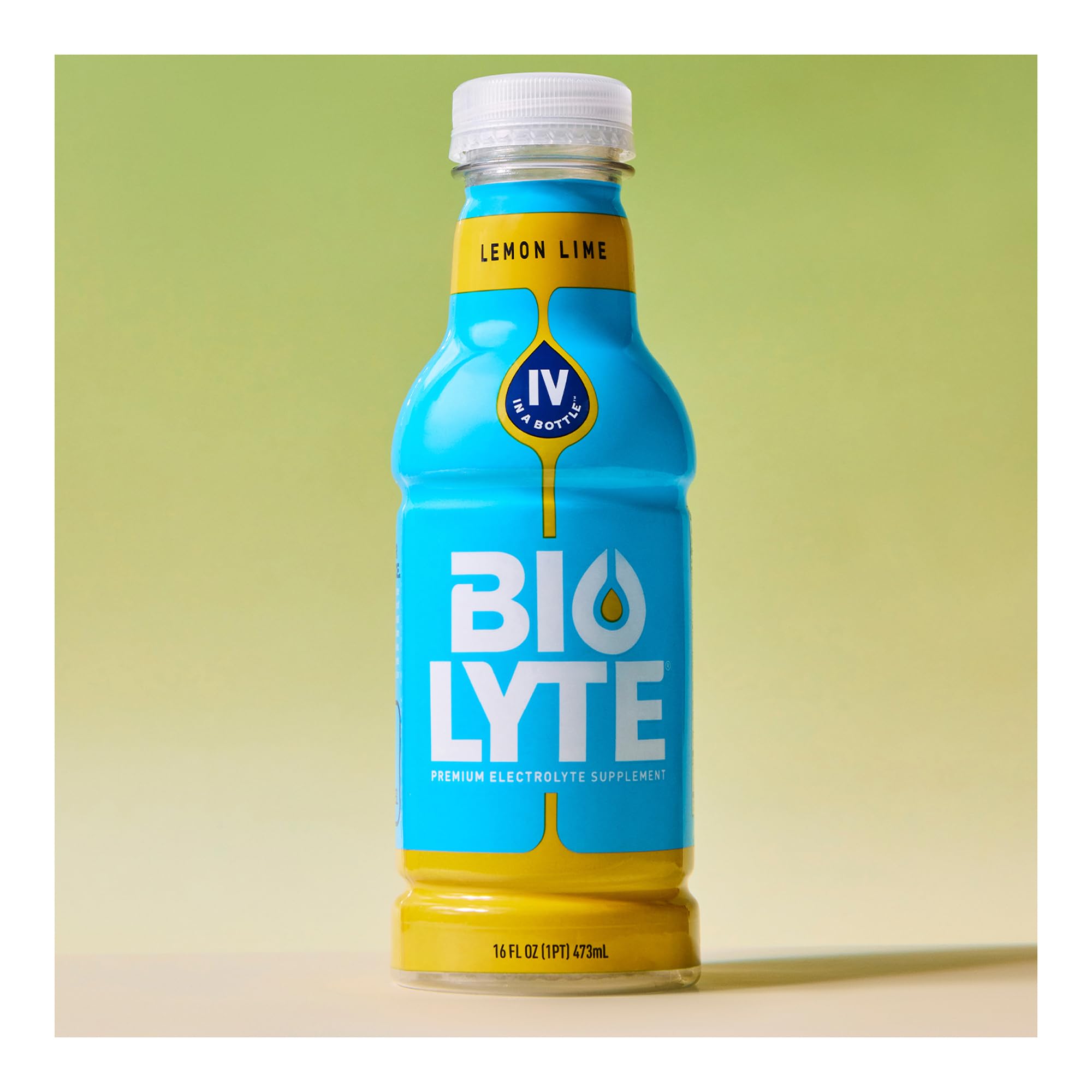 BIOLYTE bottle in use during workout for quick hydration.