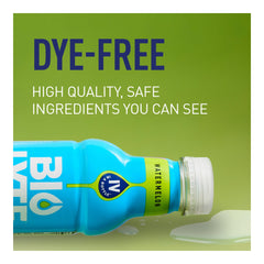 Biolyte Watermelon bottle in gym bag for post-workout hydration.