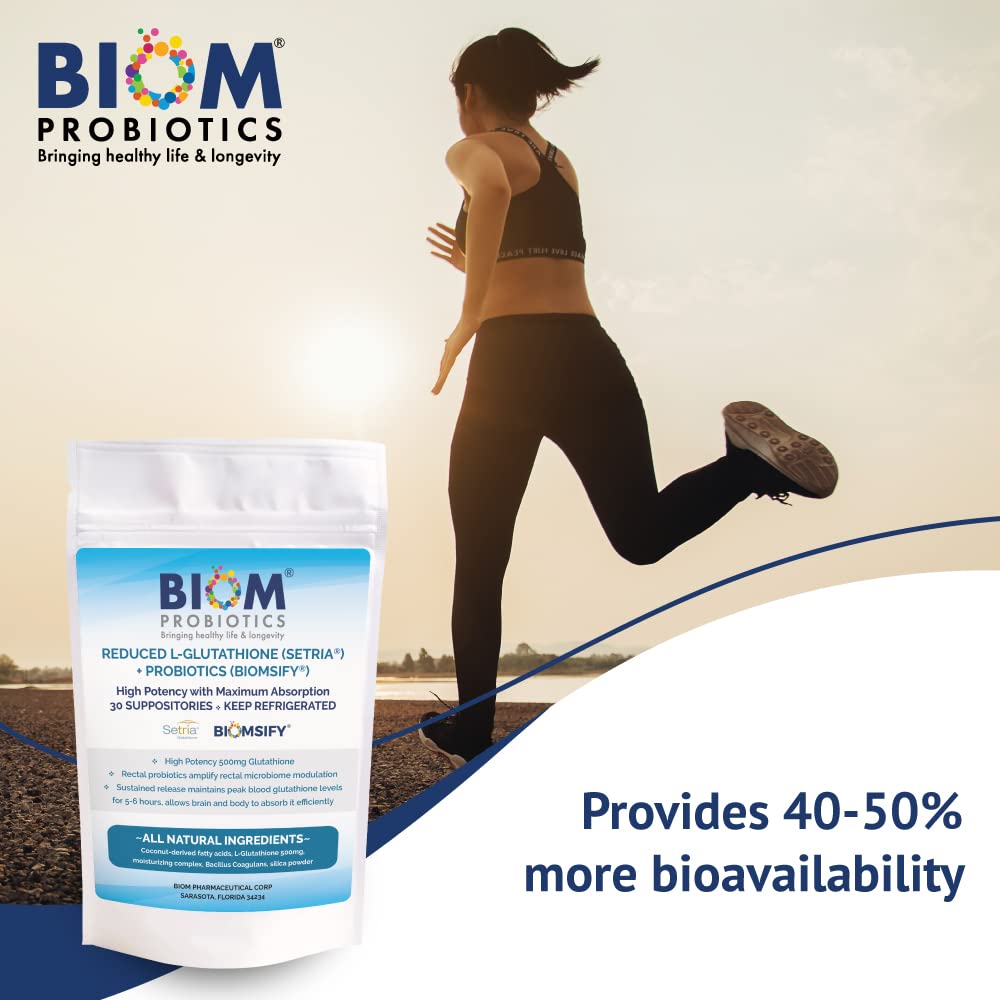 Biom Probiotics 500mg Setria glutathione with probiotics for antioxidant synergy