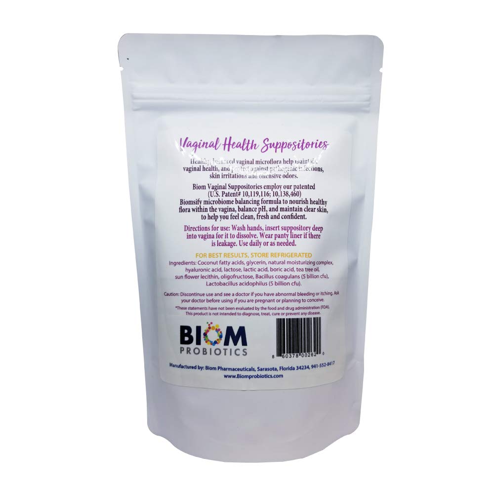 Biom Probiotics boric suppositories applicator ready for discreet use.