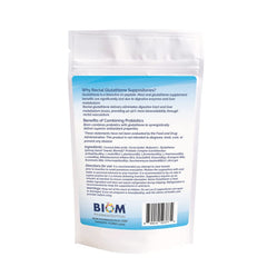 Biom Probiotics glutathione suppository unwrapped for easy use