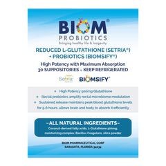 Biom Probiotics rectal delivery emphasizes enhanced bioavailability