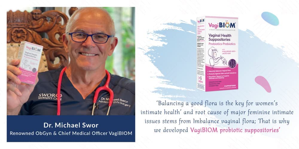 Biom Probiotics individual blister indicates applicator-free insertion