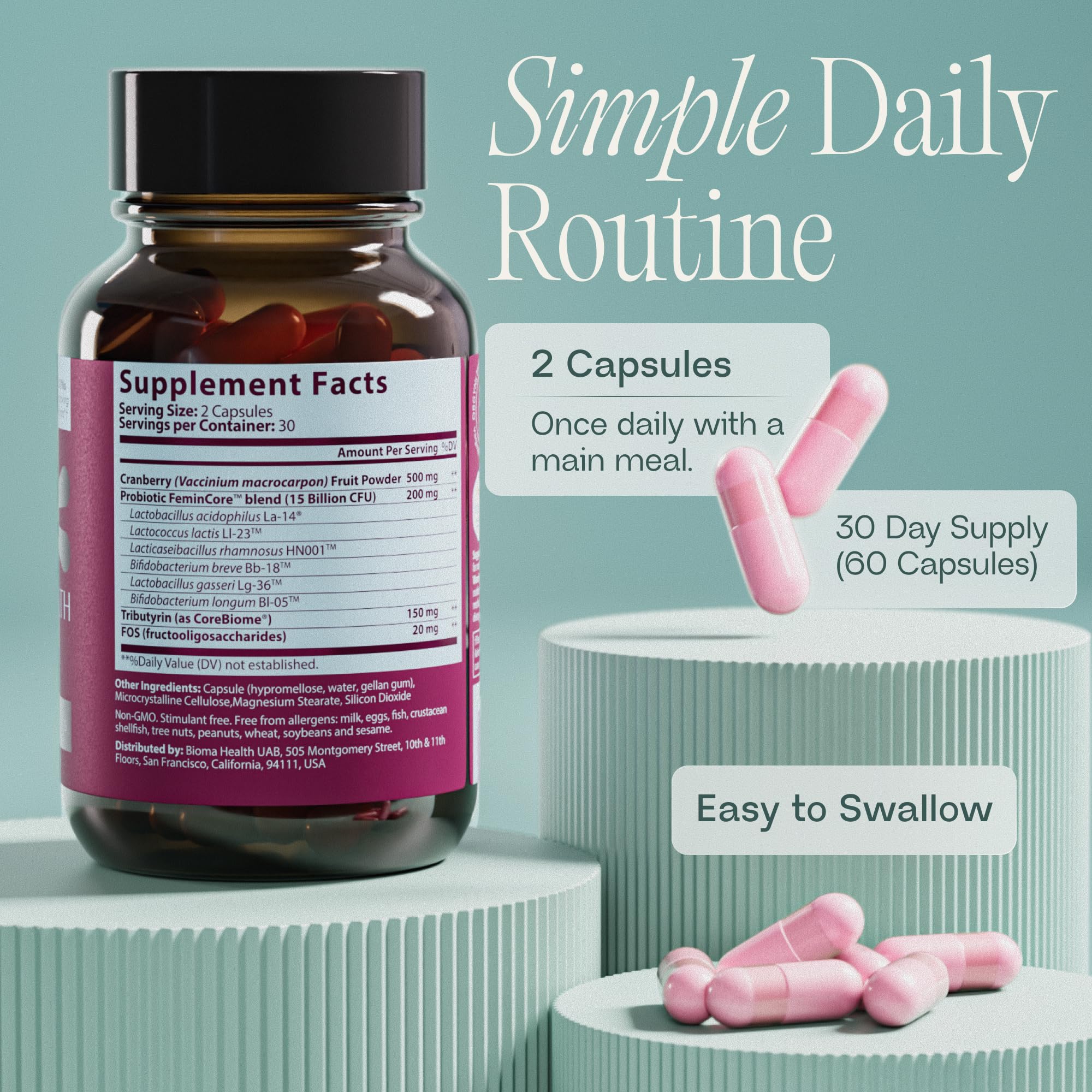 BIOMA Digestive health synergy promotes comfortable everyday digestion