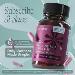 BIOMA Label details emphasize science-backed feminine health ingredients