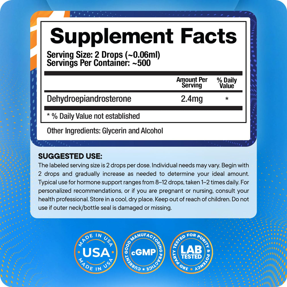 BioMatrix DHEA gluten-free label highlights clean formulation.