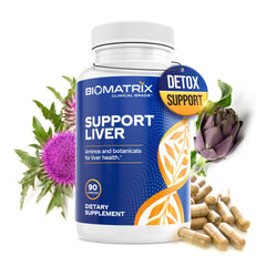 BioMatrix Liver Cleanse bottle front view for everyday liver support