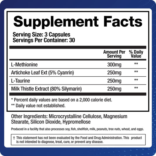 BioMatrix Liver Cleanse bottle side view showing label and dosage info