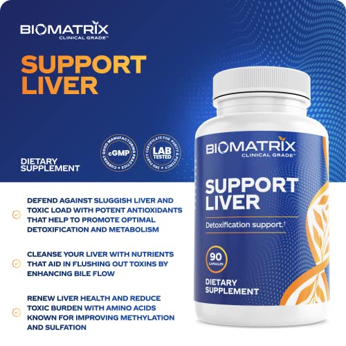 BioMatrix milk thistle extract scoop image highlighting antioxidant-rich formula