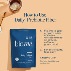 Bio.me daily use plan concept image communicates sustained gut support.