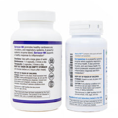Biomedic Labs RX Serra-RX bottle image; promotes post-surgery recovery and mucus management.