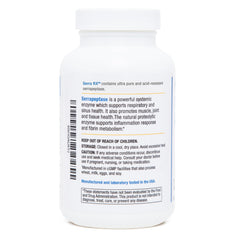 Biomedic Labs RX Serra-RX label detail shows vegan, gluten-free purity