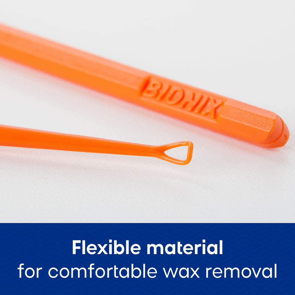 Bionix Orange ControLoop flexible curette design reduces ear canal injury.