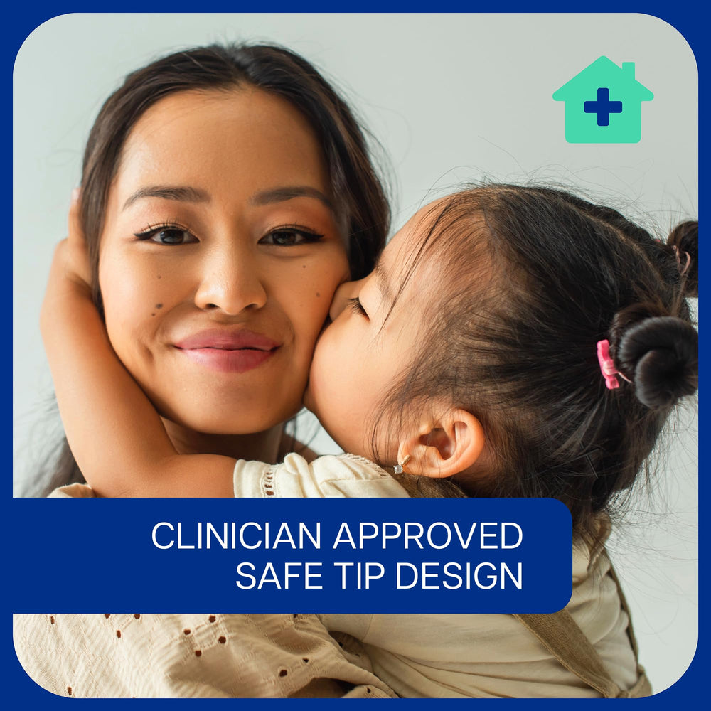 Bionix OtoClear soft tip supports careful ear care at home.