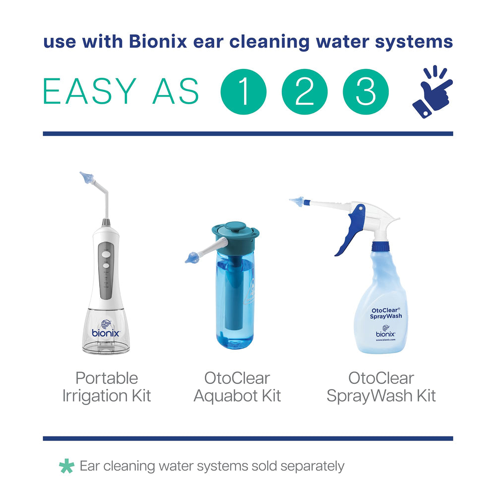 Bionix OtoClear soft, flexible material for comfortable ear canal use.