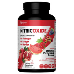 Bionox Potent Nitric Oxide Capsules bottle front view suggests daily stamina support