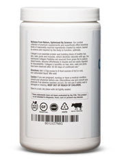 BioOptimal collagen peptides powder dissolving in glass of water