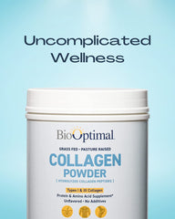 BioOptimal Collagen Peptides measuring scoop for easy daily use.