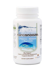 Biopharma Scientific NanoSnooze bottle being poured for a calm night