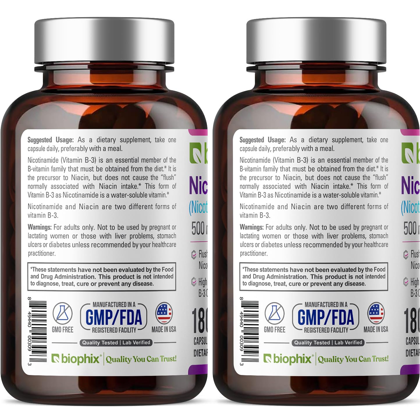 Biophix B-3 bottle in hand for on-the-go routines