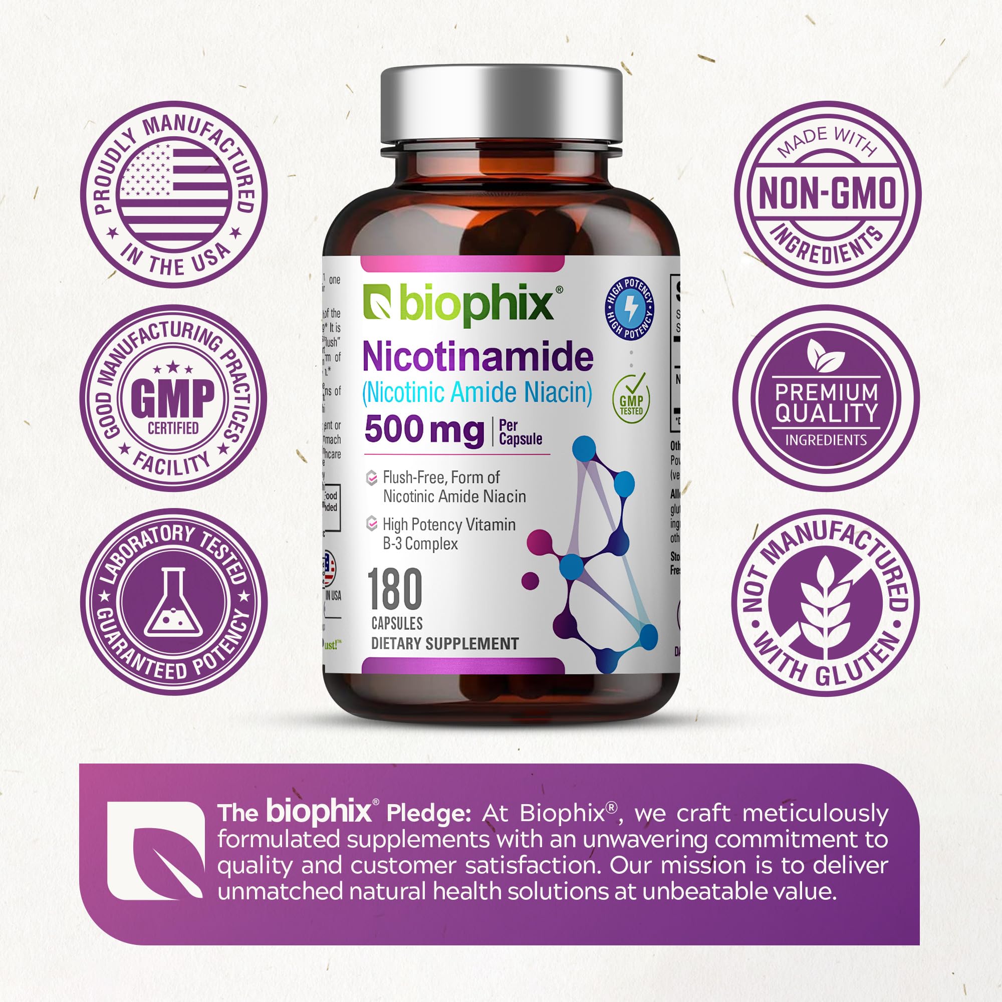 Biophix B-3 bottle resting on a desk for home use