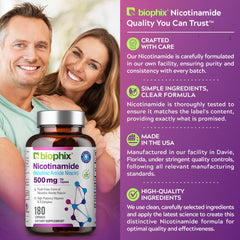 Biophix B-3 capsules on a calendar suggesting daily energy routine