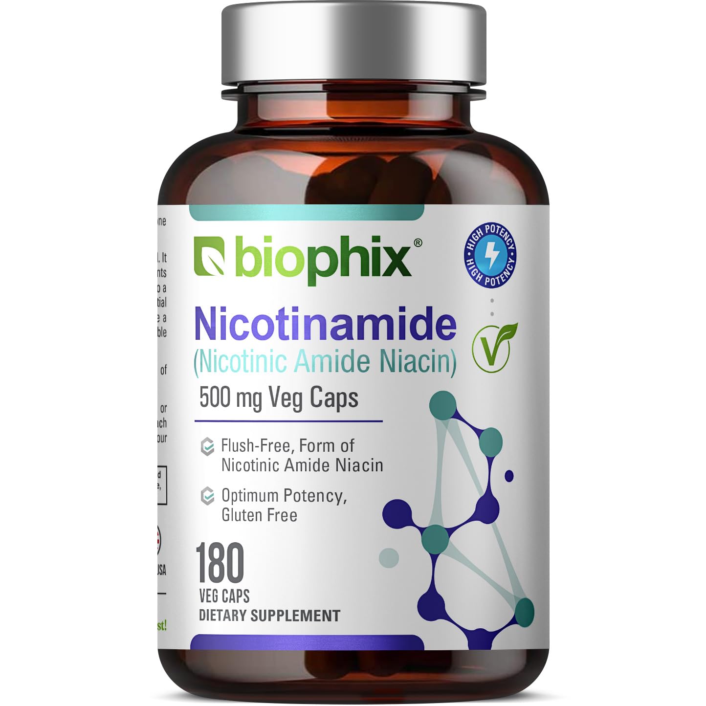 Biophix B-3 nicotinamide bottle front view showing brand and product