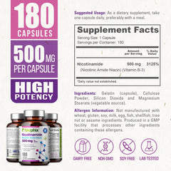 Two-pack Biophix B-3 Nicotinamide front view representing value