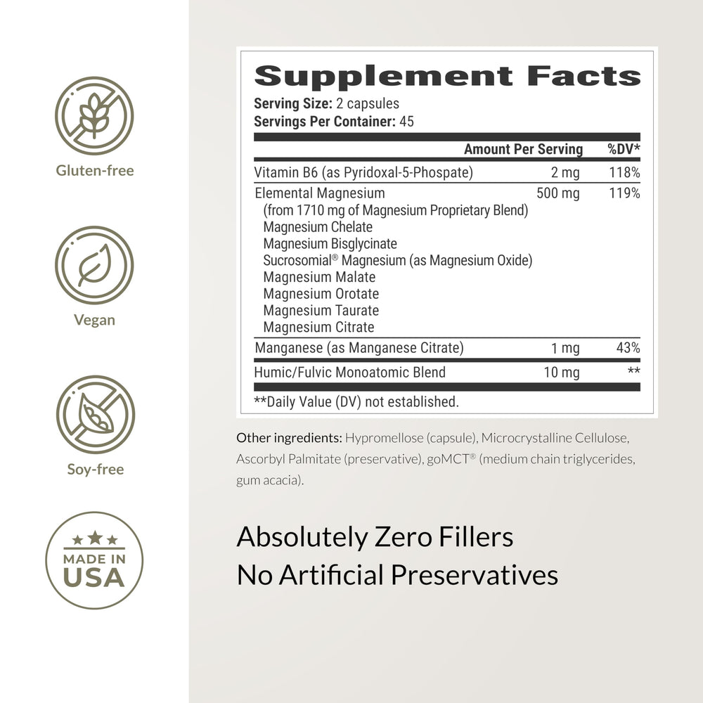 BIOptimizers Magnesium Breakthrough free-from-artificial label signals a clean supplement.