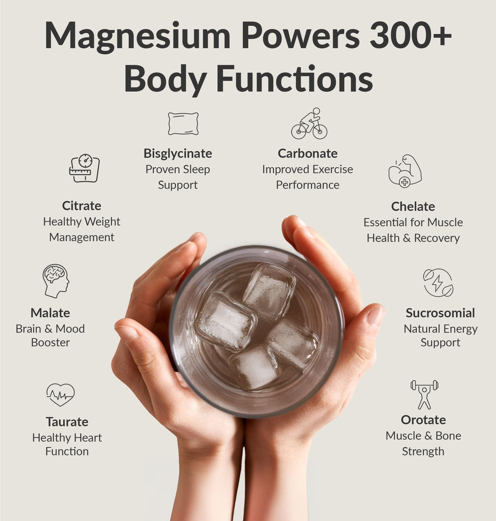 BIOptimizers Magnesium Breakthrough mixing glass demonstrates quick hydration after training.