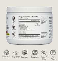 BiOptimizers Magnesium Breakthrough powder with scoop ready for everyday use.