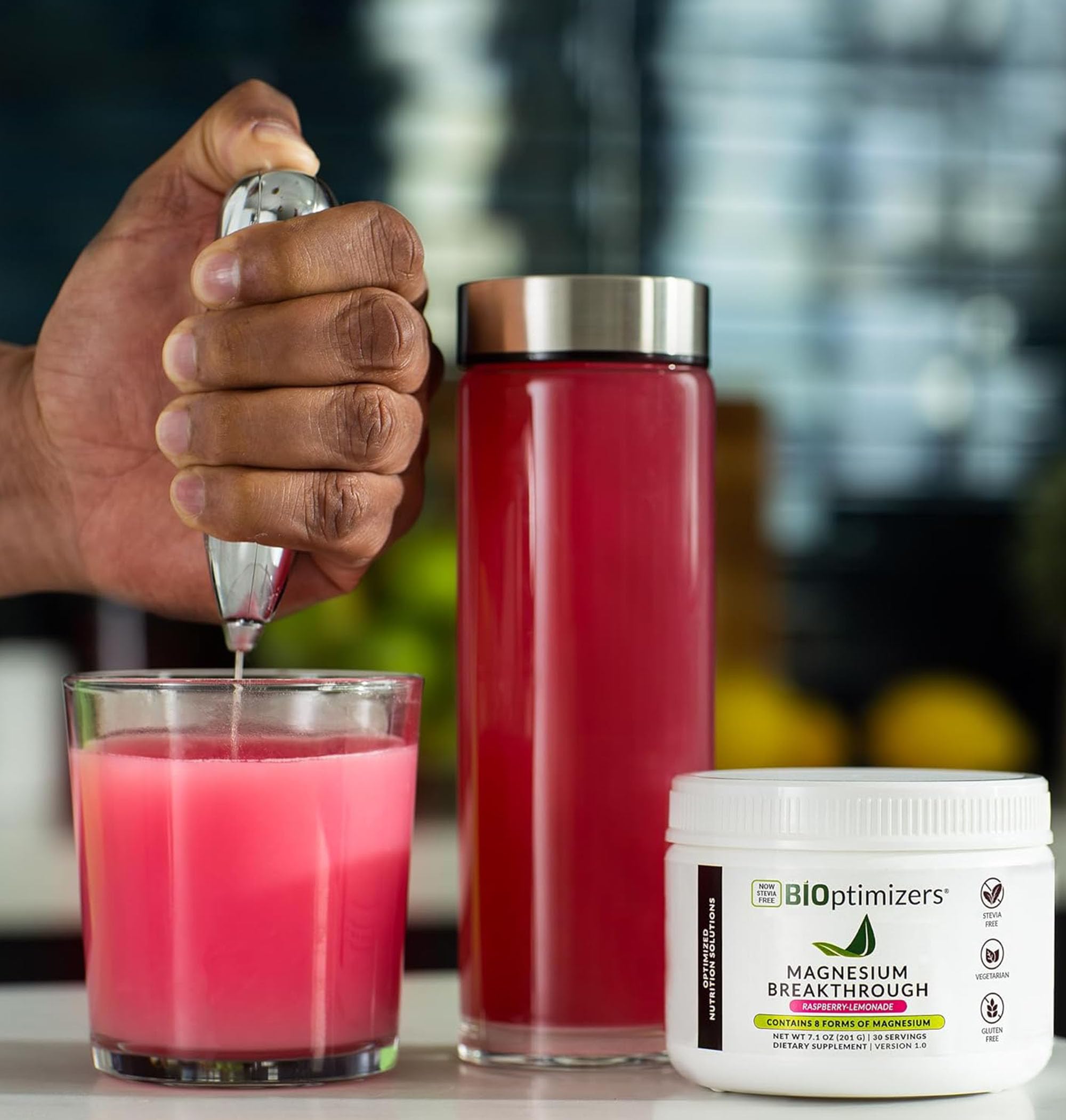 BIOptimizers Magnesium Breakthrough supports daily stress management in the evening.