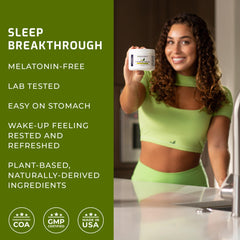 BIOptimizers Sleep Breakthrough 2.0 powder scoop ready for precise bedtime dosing