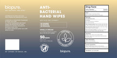 BIOPURE fragrance and moisture combo wipes canister for refreshed hands after tasks
