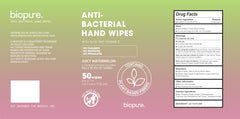BIOPURE watermelon scent wipes offer refreshing aroma during use.