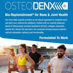 bioQuad Osteodenx label shows collagen and vitamin K2 icons.