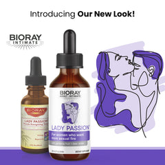 BIORAY Intimate Lady Passion packaging highlights gluten free tincture for daily use