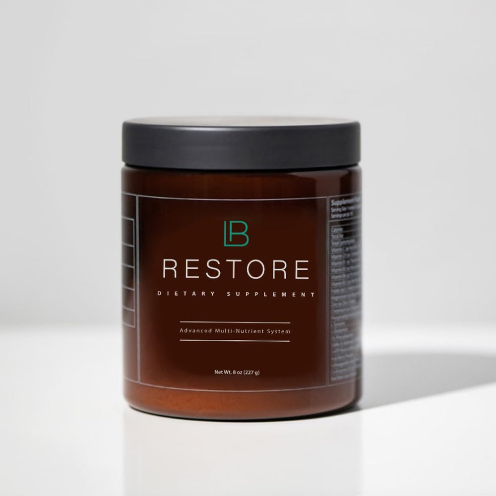 BioRebalance Restore serving scoop ready for easy daily dosing to support energy