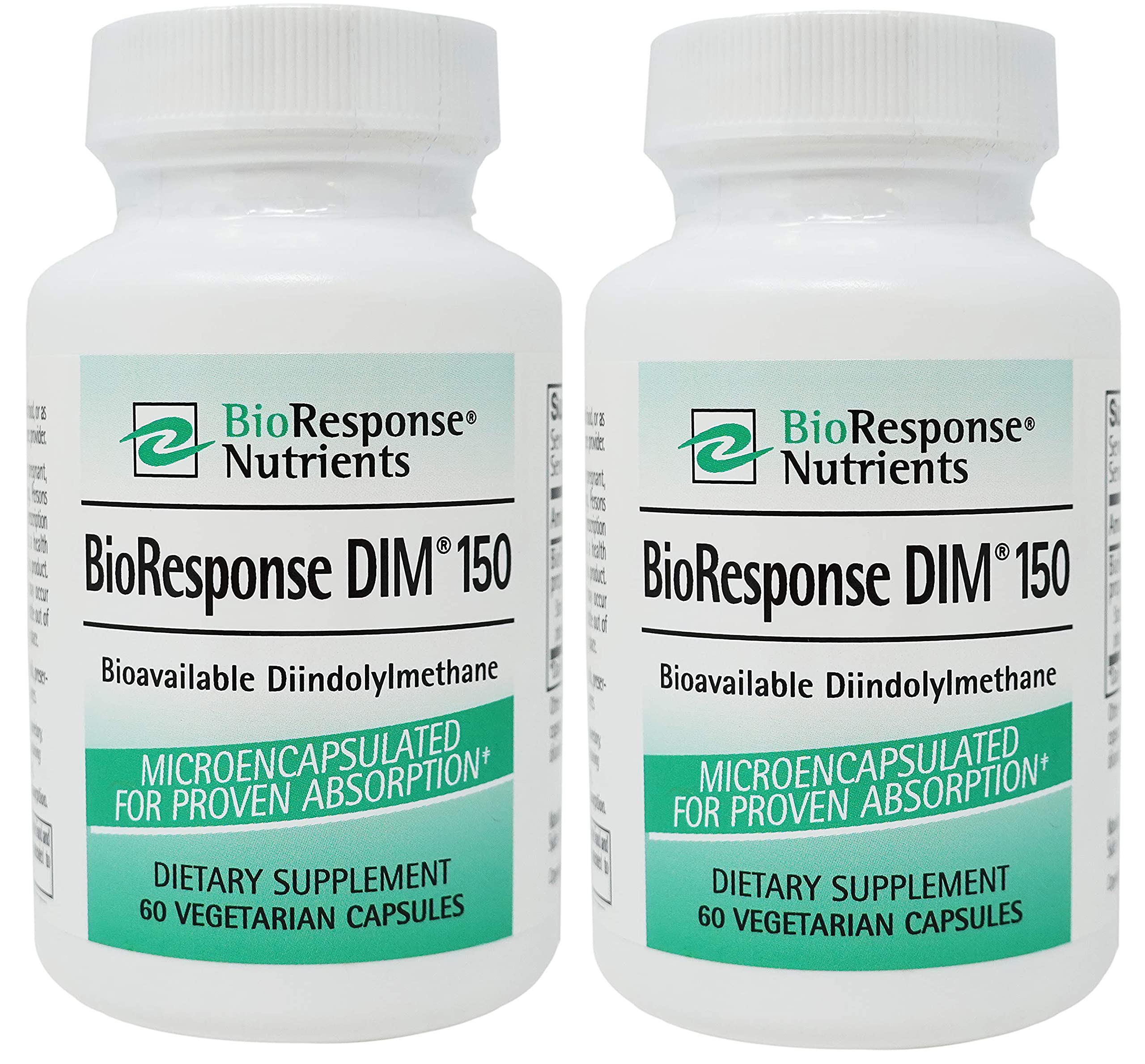 BioResponse DIM 150 bottle front view shows packaging and enhanced absorption potential.
