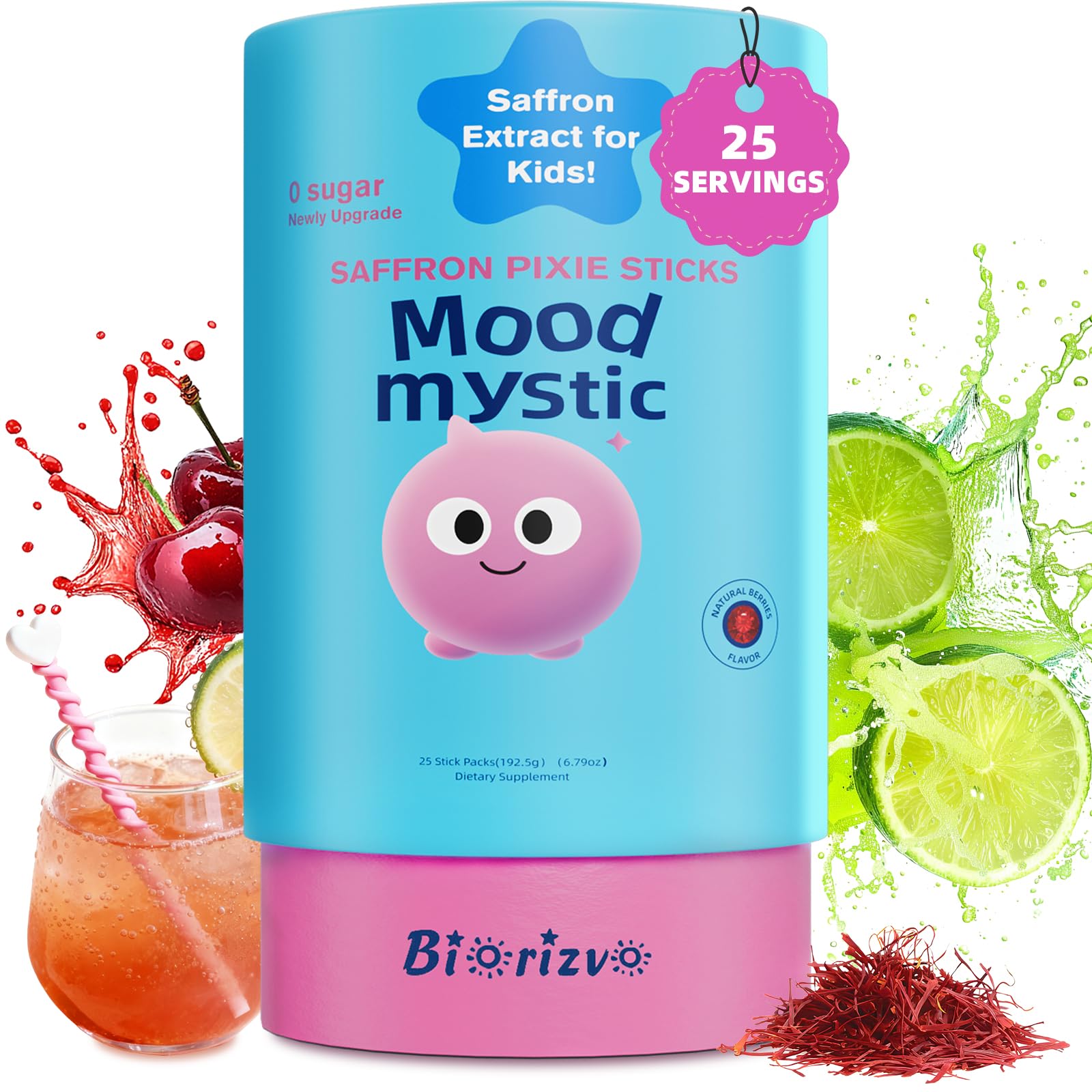 Biorizvo Pixie Drink Mix fruit punch stick ready for daily routines