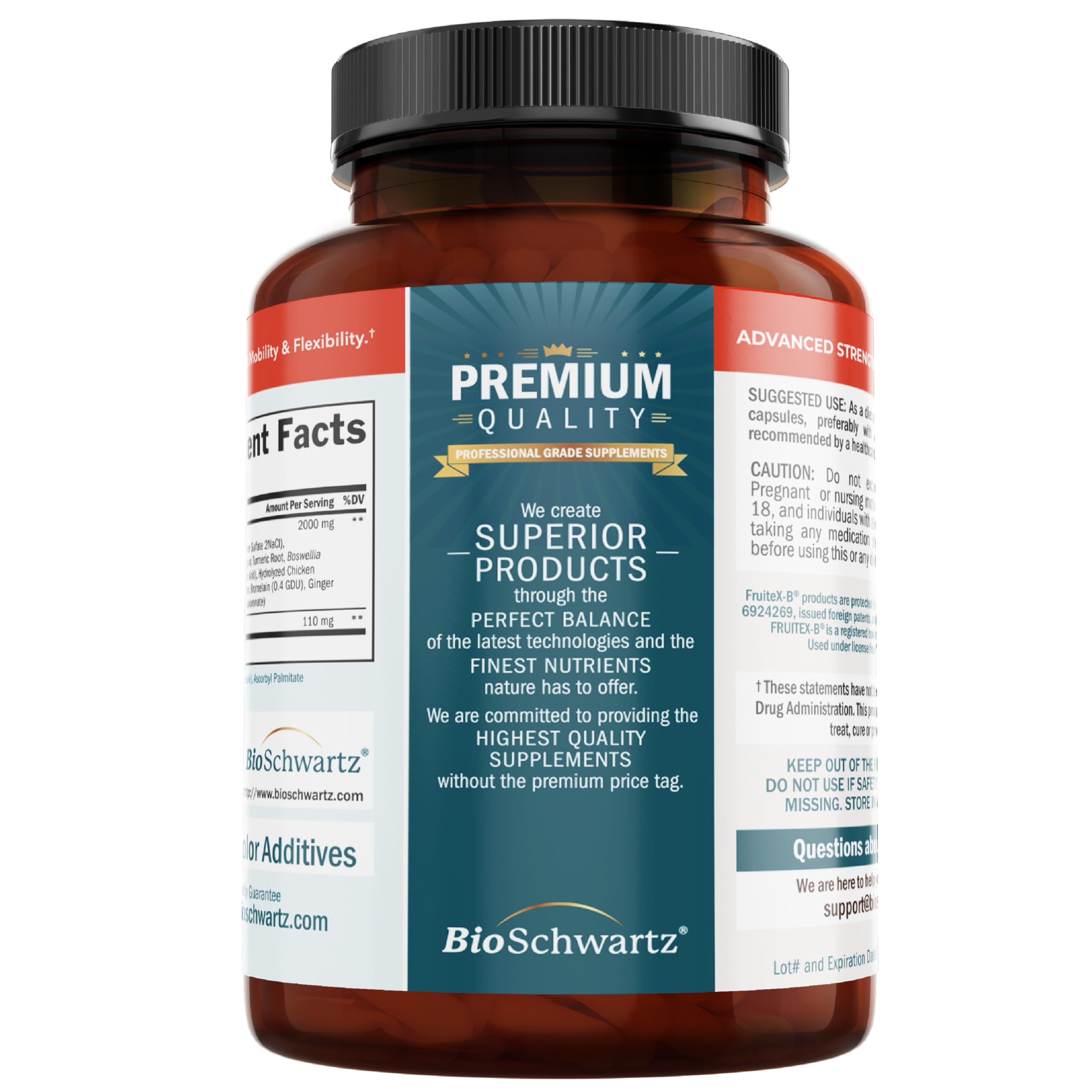 BioSchwartz packaging shows 180 capsules for ongoing use.