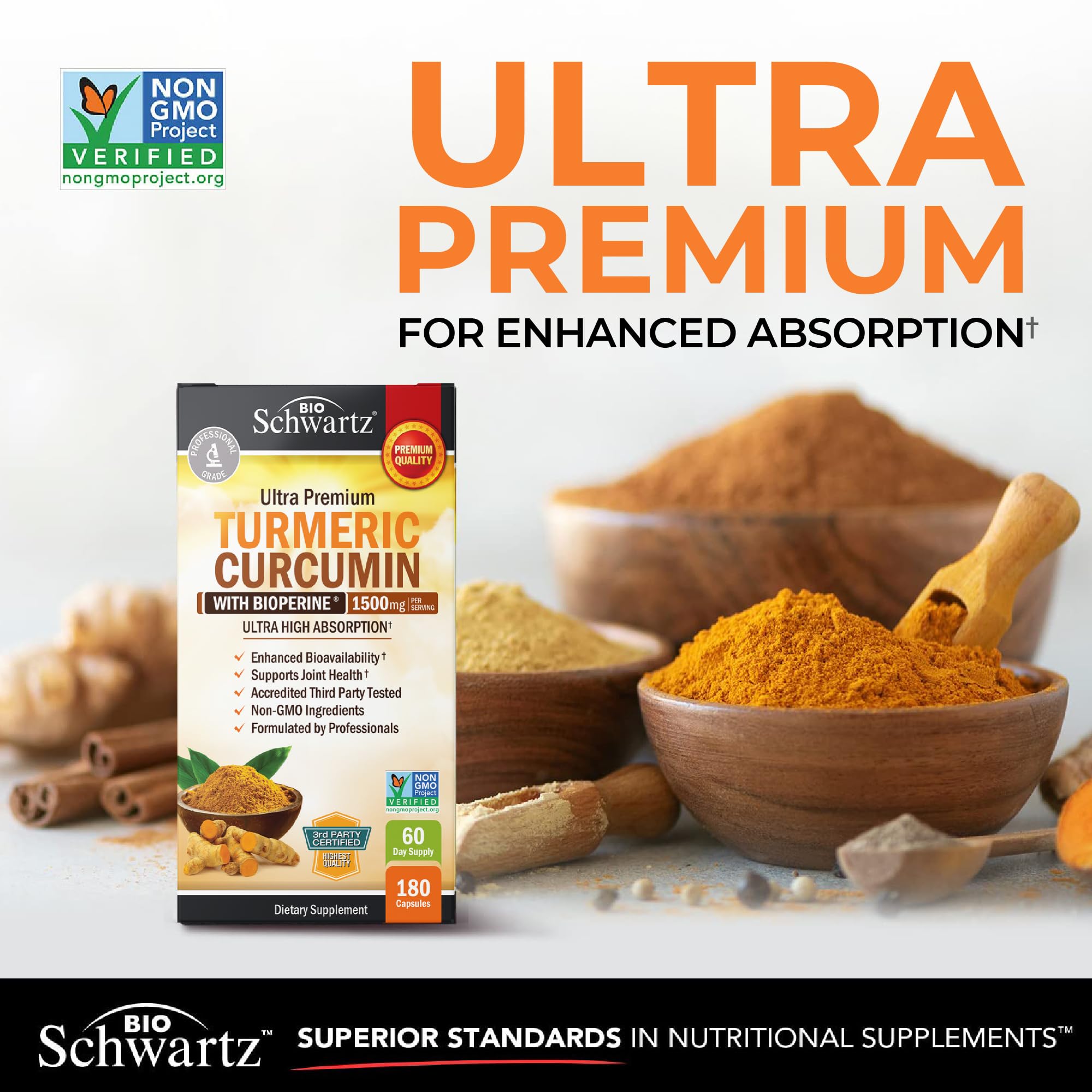 BioSchwartz BioPerine black pepper extract capsule for enhanced absorption