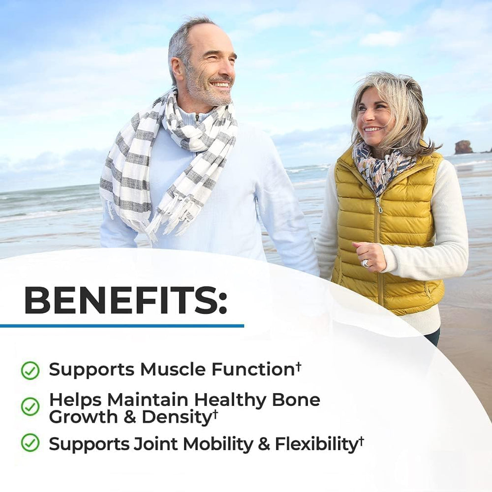 BioSchwartz Bone Strength packaging highlights third-party testing for quality