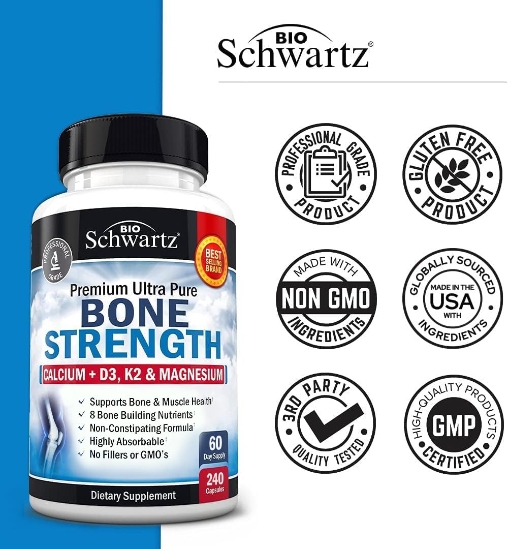 BioSchwartz Bone Strength store display and labeling