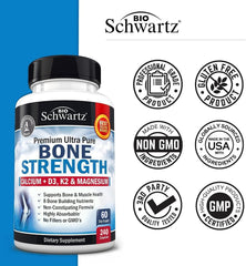 BioSchwartz Bone Strength store display and labeling