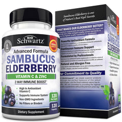 BioSchwartz bottle pour demonstrates simple daily supplement routine.