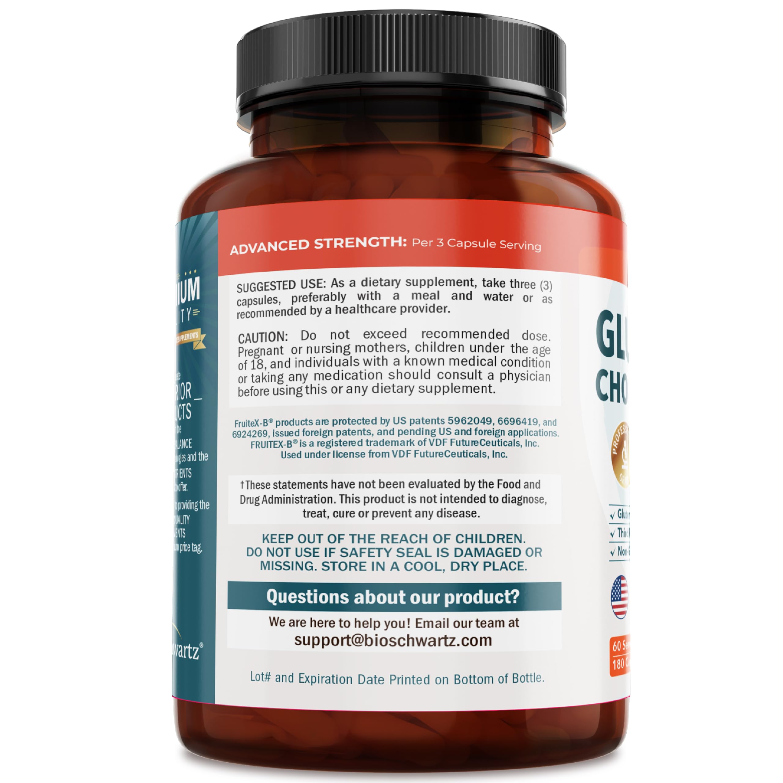 BioSchwartz collagen peptides image highlights connective tissue support.